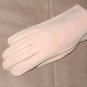 Vintage 1940's Light-Coral 100% cotton Gloves by Crescendoe