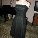 Vintage 1950's Black Lace Dress