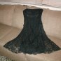 Vintage 1950's Black Lace Dress