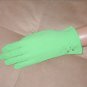 Vintage Kelly-Green wrist length Dress Gloves by STETSON