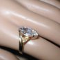 Vintage Marquis CZ Sterling Silver Ring size 6