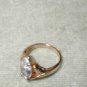 Vintage Marquis CZ Sterling Silver Ring size 6