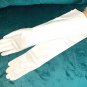 Vintage 1940's White French Kid Leather Formal Gloves