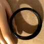 Antique Victorian Jet Black Mourning Bangle Bracelet Rare 1800's