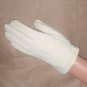 Vintage 1940's Ecru color 100% Cotton Gloves by Crescendoe