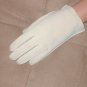 Vintage 1940's Ecru color 100% Cotton Gloves by Crescendoe