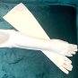 Vintage 1950's Luxurious DOETTE Cotton white Opera Gloves by Fownes