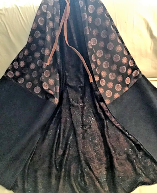 Vintage Inspired Patchwork Wrap Skirt by ROZAE NICHOLS