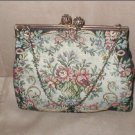 Vintage  1940's FRENCH Needlepoint Tapestry Purse