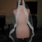 Vintage floor-length Lace Mantilla Bridal Veil