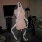 Vintage floor-length Lace Mantilla Bridal Veil