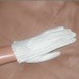 Rare Vintage White 100% Cotton High-Fashion Gloves by FOWNES ROYALE