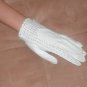 Rare Vintage White 100% Cotton High-Fashion Gloves by FOWNES ROYALE