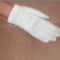 Rare Vintage White 100% Cotton High-Fashion Gloves by FOWNES ROYALE
