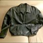 Men's Black Leather Jacket / Colebrook American Classics sz. L