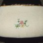 Vintage 1930's White Beaded w/ Point de Beauvais Embroidery Evening Purse