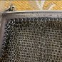 Vintage 1900's German Silver soldered link Purse signed L.S.