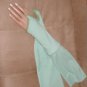 Vintage fingerless Long Green Gauntlets Gloves