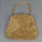1950's Vintage Gold Beaded Evening Purse