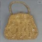 1950's Vintage Gold Beaded Evening Purse