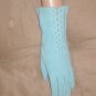 Vintage 1940's Powder Blue Cotton Dress Gloves by Max Mayer