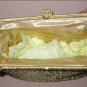 Vintage 1950's Gold Rhinestone Covered Evening Purse