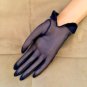 Vintage 1950's Midnight-Blue Sheer Gloves by Max Mayer