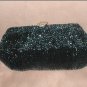 Vintage 1940's Black Beaded Evening Bag Purse