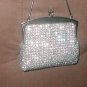 Vintage 1960's Solid Rhinestone Evening Purse