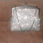 Vintage 1960's Solid Rhinestone Evening Purse