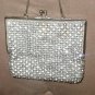 1920's Vintage Solid Rhinestone Beaded Evening Purse