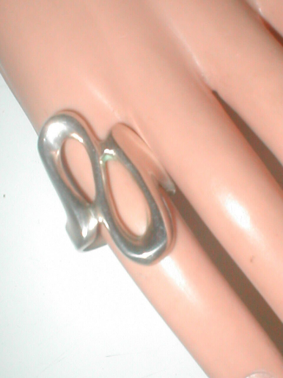 Huge Vintage Sterling Silver Statement Ring sz 11