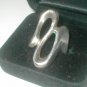Huge Vintage Sterling Silver Statement Ring sz 11