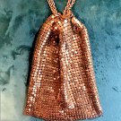 Vintage 1930s Gold Metal Mesh Purse by Whiting and Davis