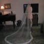 Vintage 1960's Ivory Chantilly Lace Mantilla Bridal Veil