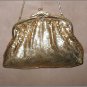 LARGE 1940's Vintage WHITING & DAVIS Gold Metal-Mesh Evening Purse