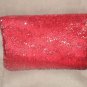 Vintage 1960's Red Beaded Evening Bag Clutch Purse