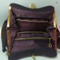 Vintage 1940's Navy-Blue Silk Evening Purse
