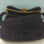 Vintage 1940's Navy-Blue Silk Evening Purse