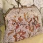 RARE 1910's Embroidered & Beaded Evening Purse made in France