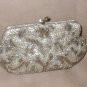 Vintage 1940's Bronze Beaded Clutch Purse