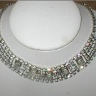 1950's Vintage Rhinestone Choker Necklace