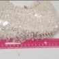 Vintage White Crystal Chandelier-Beaded Evening Purse