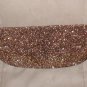 Vintage Copper Beaded Evening Clutch Purse made in Belgium by WALBORG