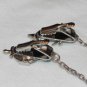 Vintage1940's Rhinestone Masonic Shriner Sweater Guard Clip Chain
