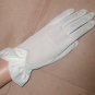 Vintage 1950's Ivory Sheer Bridal Gloves by HANSEN