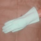 Vintage 1940's Mint Green Coptton Dress Gloves