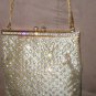 Vintage 1960's Gold Rhinestone Evening Purse by Walborg