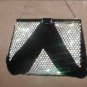 Vintage Black Velvet Rhinestone Beaded Evening Purse