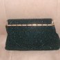 Vintage 1940's French black & red Micro Beaded Evening Purse by JOSEPH